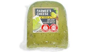 גאודה פסטו שום בזיליקום וספירולינה Farmer’s Cheese
