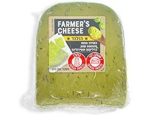 גאודה פסטו שום בזיליקום וספירולינה Farmer’s Cheese