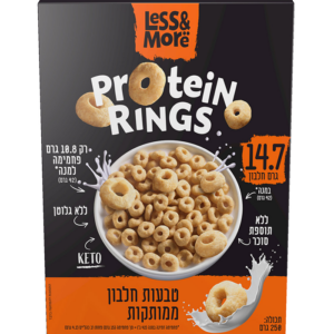 קורנפלקס חלבון טבעות ממותק