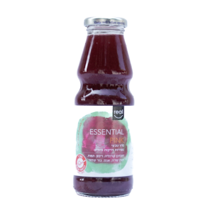 מיץ טבעי מפירות וירקות ורודים